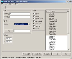 Gerber Output Form