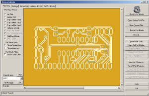 Line Grinder Displaying Isolation GCode