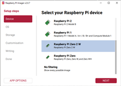 Raspberry Pi Zero 2W Headless Step 1